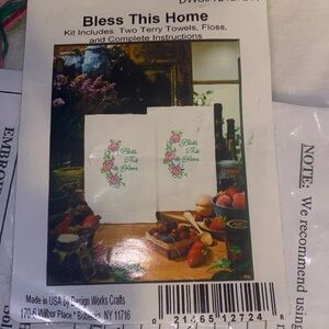 New Tobin Terry Towels Cross Stitch Kit